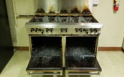 Commercial Oven Cleaning  Before